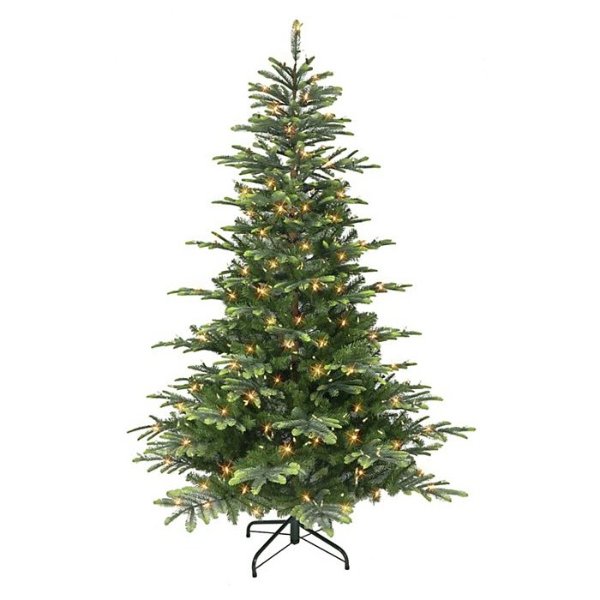 7.5' Pre-Lit Aspen Fir Tree with 600 Color Select LED Lights, 1319 Tips