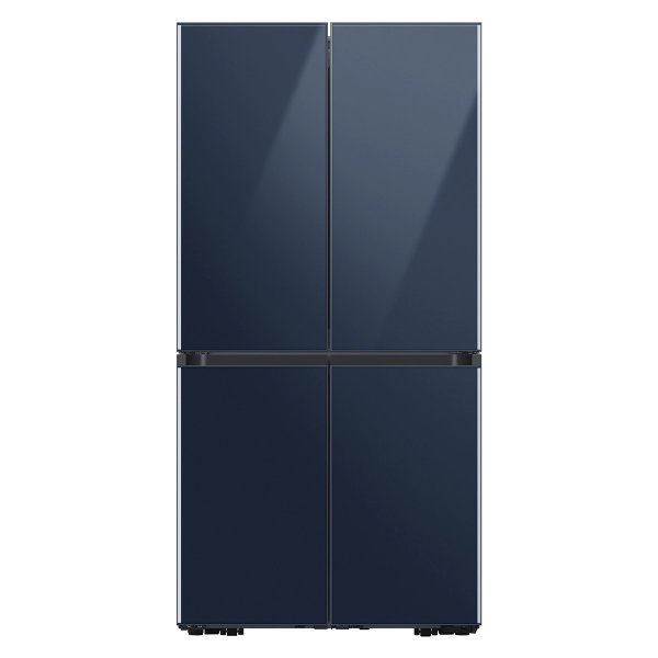 Navy Glass BESPOKE 4-Door Flex&trade; Refrigerator (23 cu.ft.) - RF23A967541/AA | Samsung US