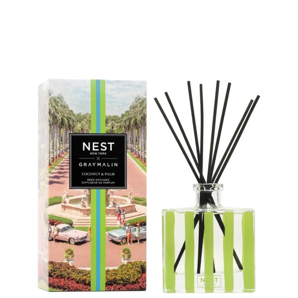 x Gray Malin Coconut and Palm Reed Diffuser 175ml