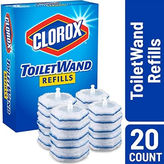 ToiletWand Disinfecting Refills, Disposable Wand Heads - 20 Count