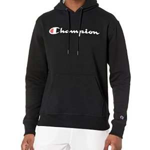 Champion Men's Graphic Powerblend Fleece Hoodie Script Sweatshirt