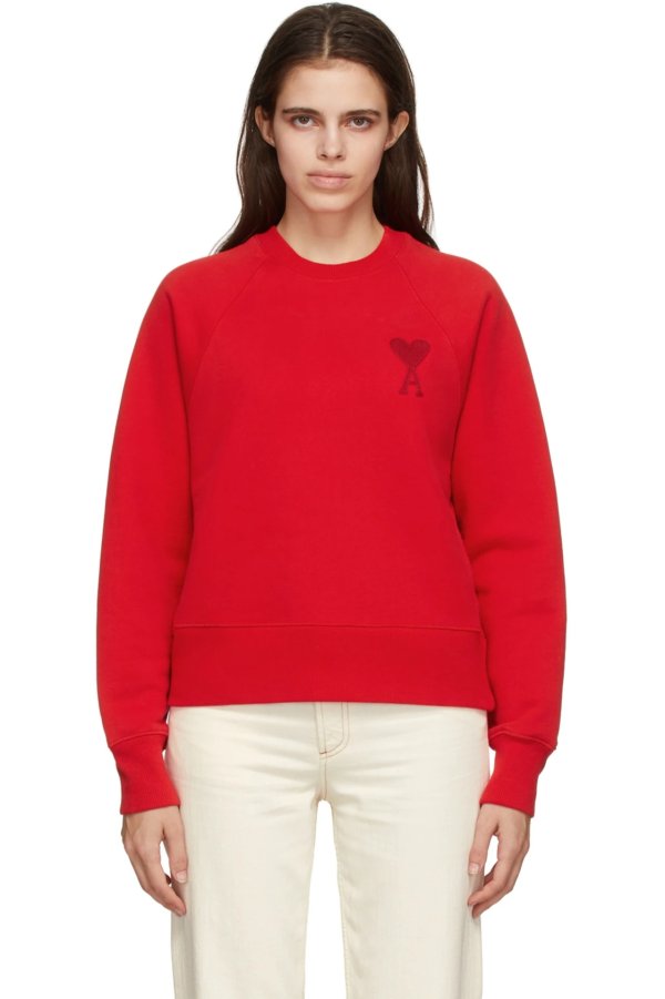 Red Ami de Coeur Sweatshirt