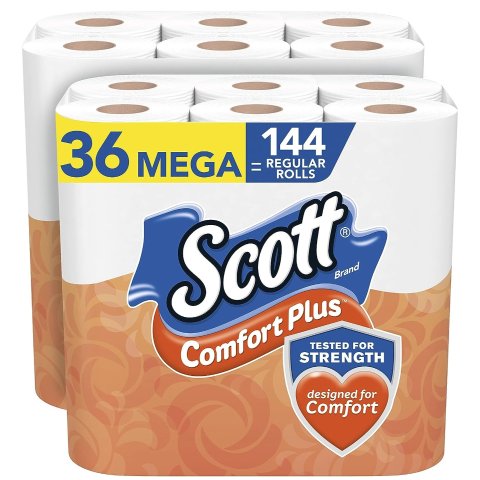 $23.24Scott ComfortPlus Toilet Paper, 36 Mega Rolls