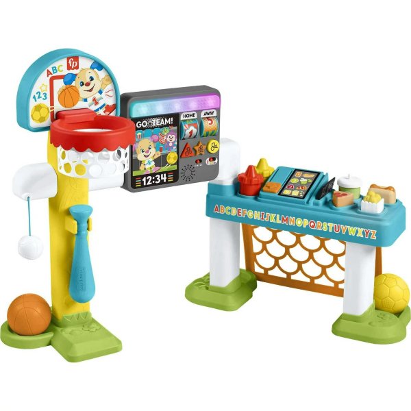 Fisher-Price Laugh & Learn 4-in-1 Game Experience Sports Activity Center