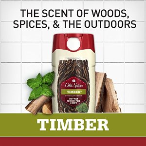 Old Spice Fresher Men's Body Wash, Timber, 16 Ounce (Pack of 6)