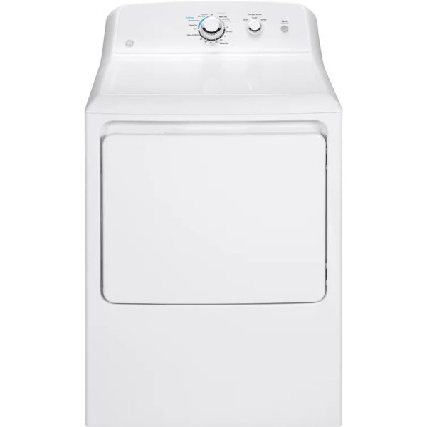 7.2 Cubic Feet Electric Dryer in White