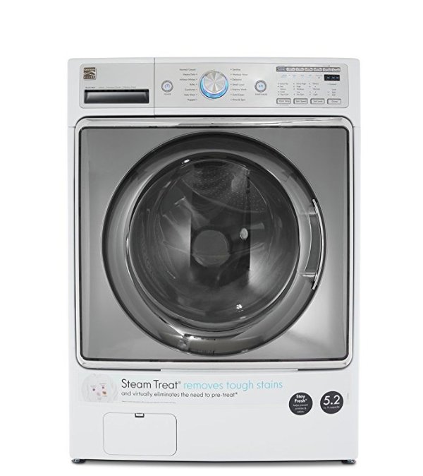 Elite 41072 5.2 cu. ft. Front Load Washer in White, includes delivery and hookup