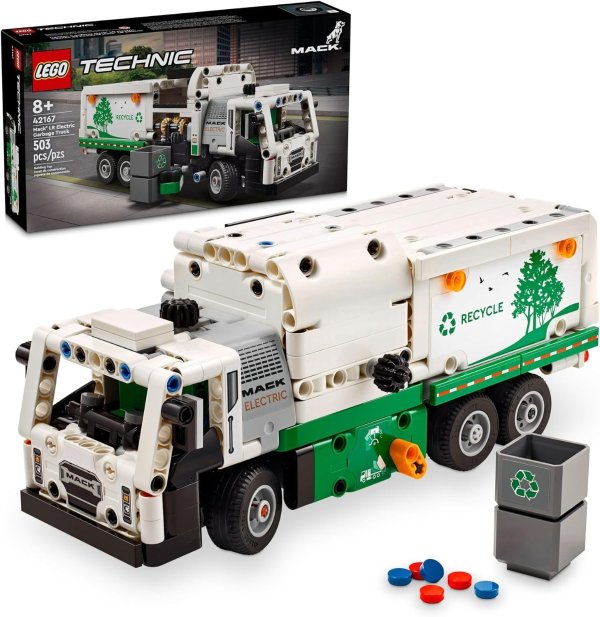 今年新品 LEGO Mack® LR Electric 垃圾车 42167