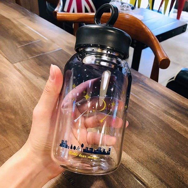 Cute Glass Water Bottle from Apollo Box