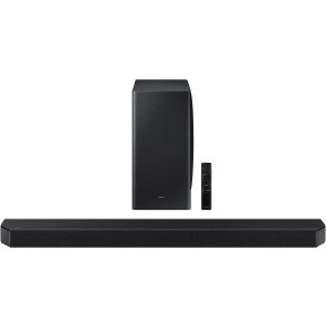 $1097.99 SAMSUNG HW-Q900A 7.1.2ch Soundbar 带杜比全景声/DTS:X Alexa 内置 (2021),黑色