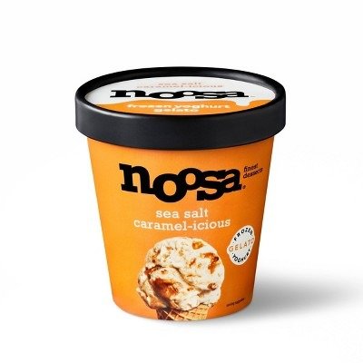 Noosa Frozen Yogurt Gelato Sea Salt Caramel - 14oz