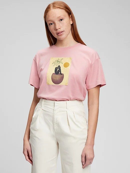 x Yen Ospina 100% Organic Cotton Graphic T-Shirt