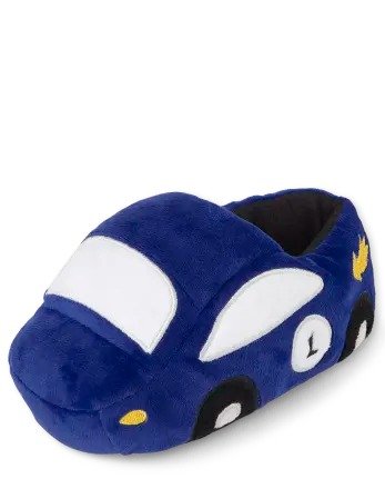 Toddler Boy Race Car Slippers | The Children's Place - BLUE