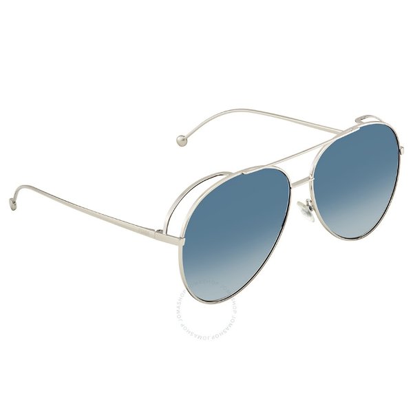 Blue Gradient Aviator Sunglasses FF0286/S 010 63