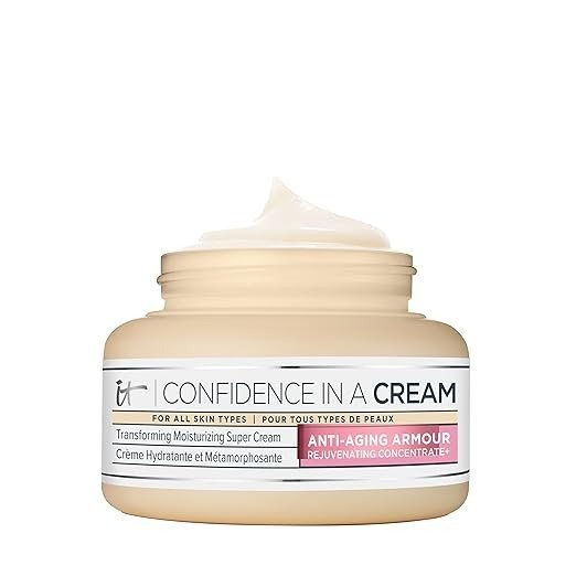 Confidence in a Cream Anti Aging Face Moisturizer – Visibly Reduces Fine Lines, Wrinkles & Signs of Aging Skin in 2 Weeks, 48HR Hydration with Hyaluronic Acid, Niacinamide