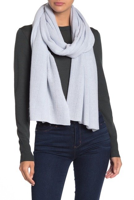Honeycomb Textured Cashmere Scarf