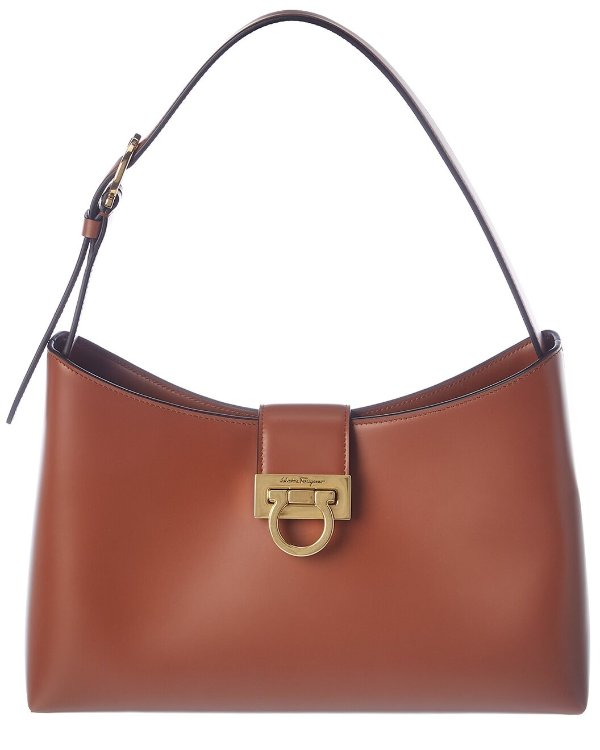 Trifolio Small Leather Shoulder Bag