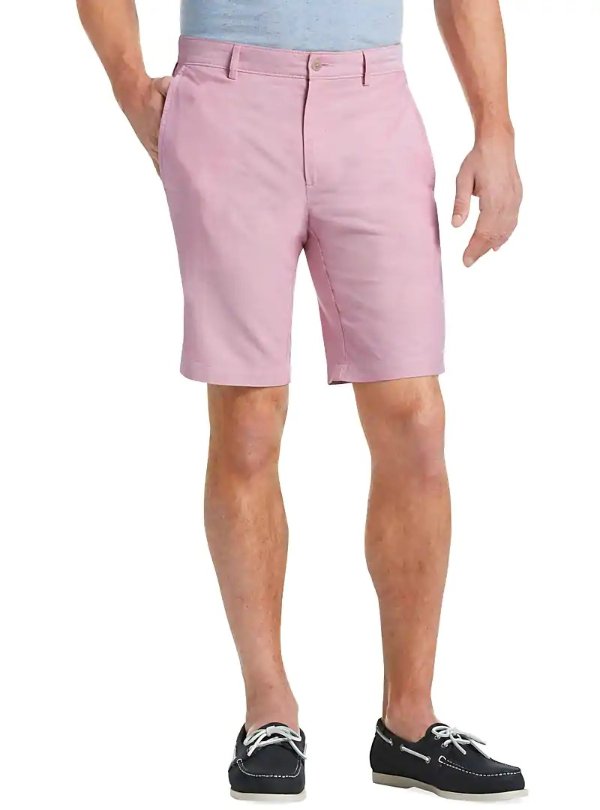1905 Collection Tailored Fit Oxford Shorts CLEARANCE