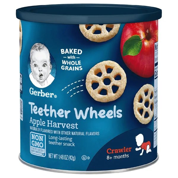 Teether Wheels Snacks Apple Harvest