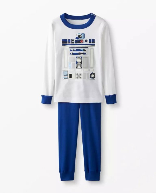 Star Wars™ Glow-In-The-Dark Long John Pajamas In Organic Cotton