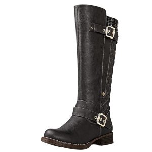 GLOBALWIN Women's Quilted Knee High Boots