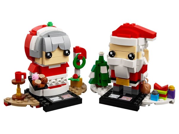 Mr. & Mrs. Claus 40274 | BrickHeadz | Buy online at the Official LEGO® Shop US