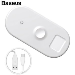 Baseus 三合一无线充电板 可充iPhone+Apple Watch+AirPods