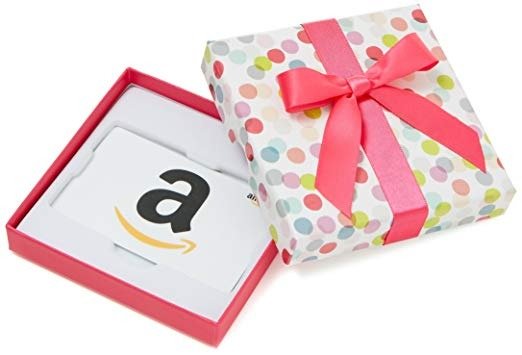 .com Gift Card in a Dot Box (Classic White Card Design)