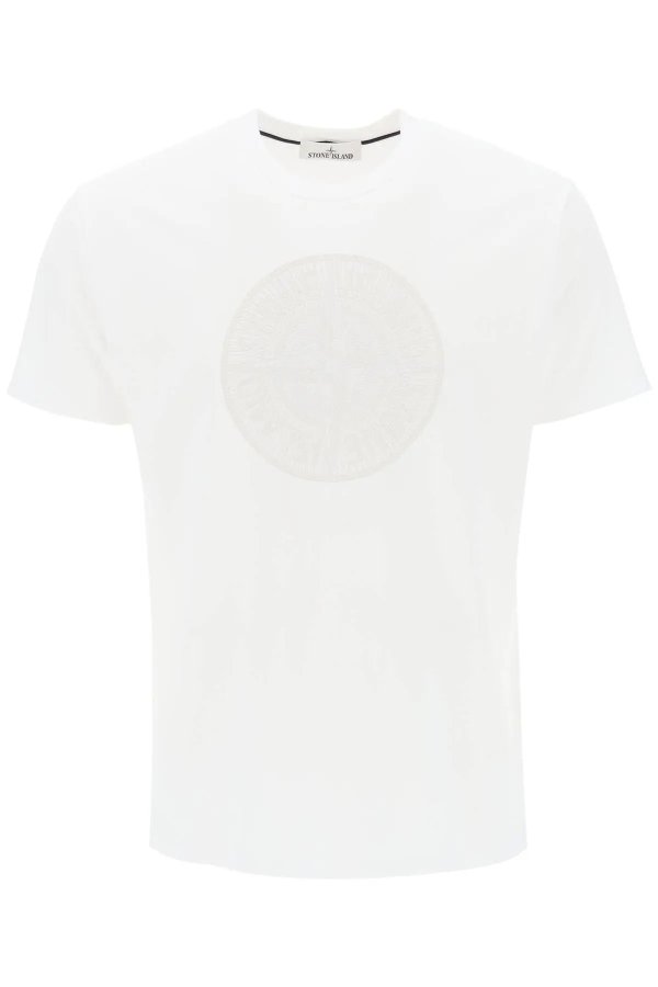 T-shirt with print on the chest Stone Island