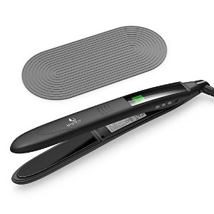 USpicy Hair Flat Iron with Curved Design and MCH Ceramic Plate