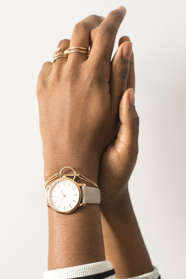 Women's Metropolitan Leather Strap Watch, 34mm