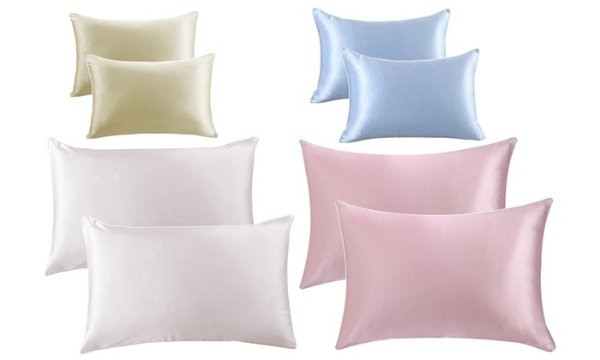 Bridal Satin Hair Care Pillowcases (2-Pack)