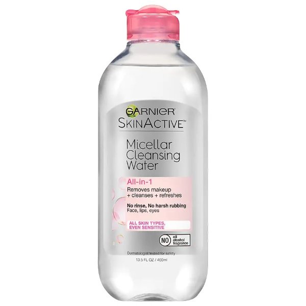 SkinActive Micellar Cleansing Water, For All Skin Types