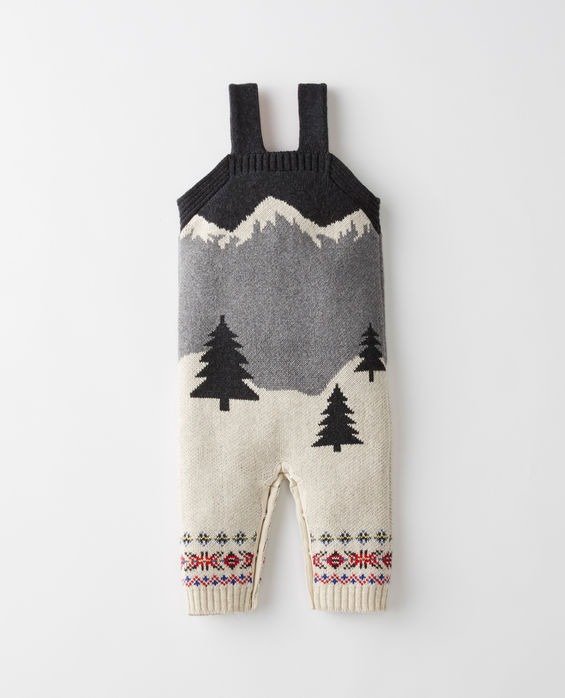 Skiers Sweater Overalls In Cotton & Merino