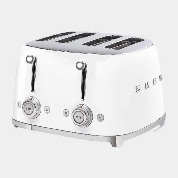 4x4 Slot Toaster - White