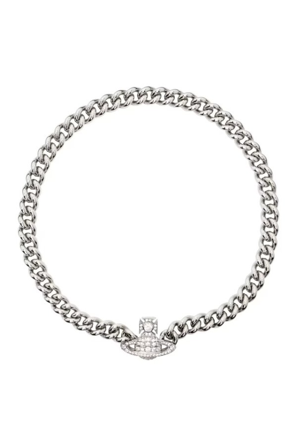 Silver Graziella Small Choker Necklace