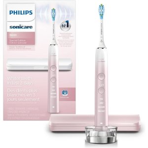 Philips需点击$10优惠券Sonicare 9000 特别款渐变粉白色电动牙刷
