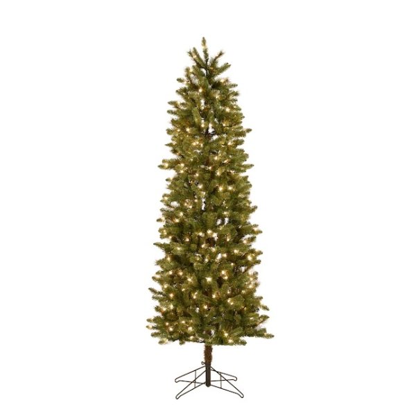 7-ft 预装灯圣诞树