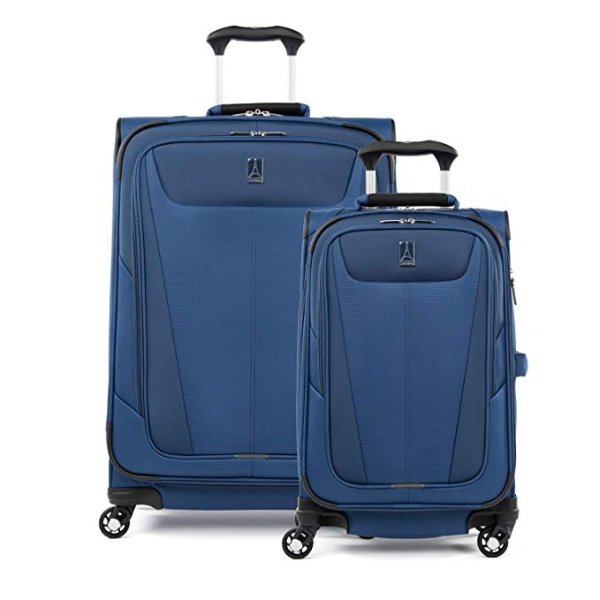 Maxlite 5 Lightweight 2-piece Set(21",25") Expandable Softside Luggage Sapphire Blue, 2 PC (21/25)