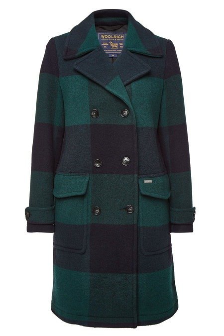 - Silverton Checked Coat with Wool