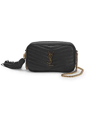 - Monogram Leather & Chain Mini Bag