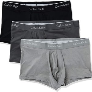 Calvin Klein Men's Microfiber Stretch Multipack Low Rise Trunks