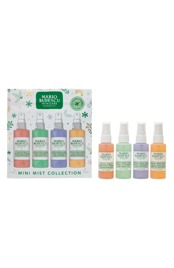 Mini Mist 4-Piece Facial Spray Collection Set