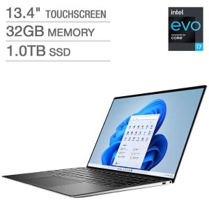Dell XPS 13 Laptop (i7-1195G7, 3.5K OLED, 32GB, 1TB)