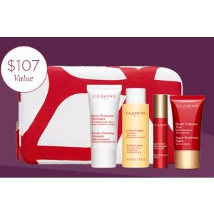 with Purchase of $60 @ Clarins
