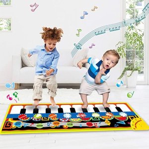 史低价：HOMOFY 儿童音乐钢琴毯19键，适合3岁以上宝宝