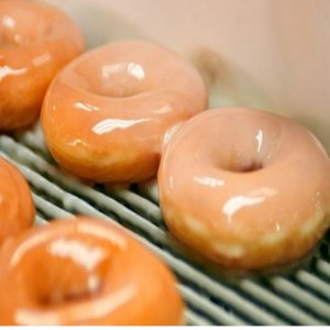 Original Glazed Doughnuts and Drinks at Krispy Kreme