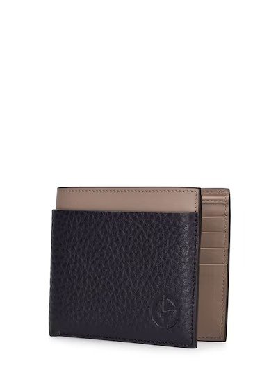 Two tone bifold wallet