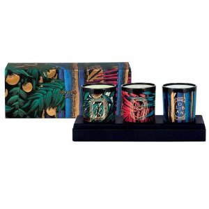 Diptyque launched New Colored Glass Candle Trio