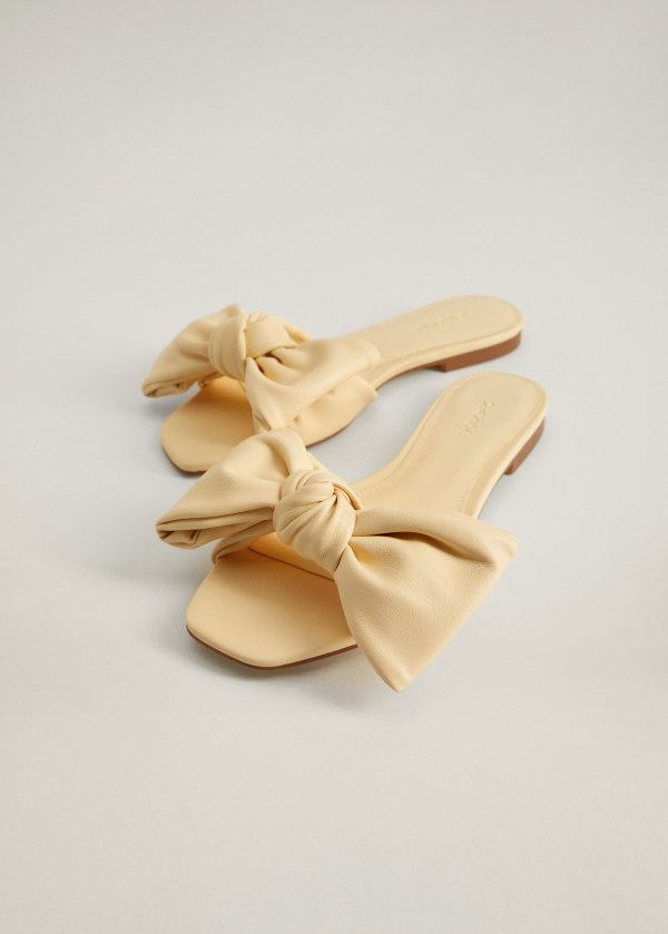 Knot flat sandal - Women | Mango USA